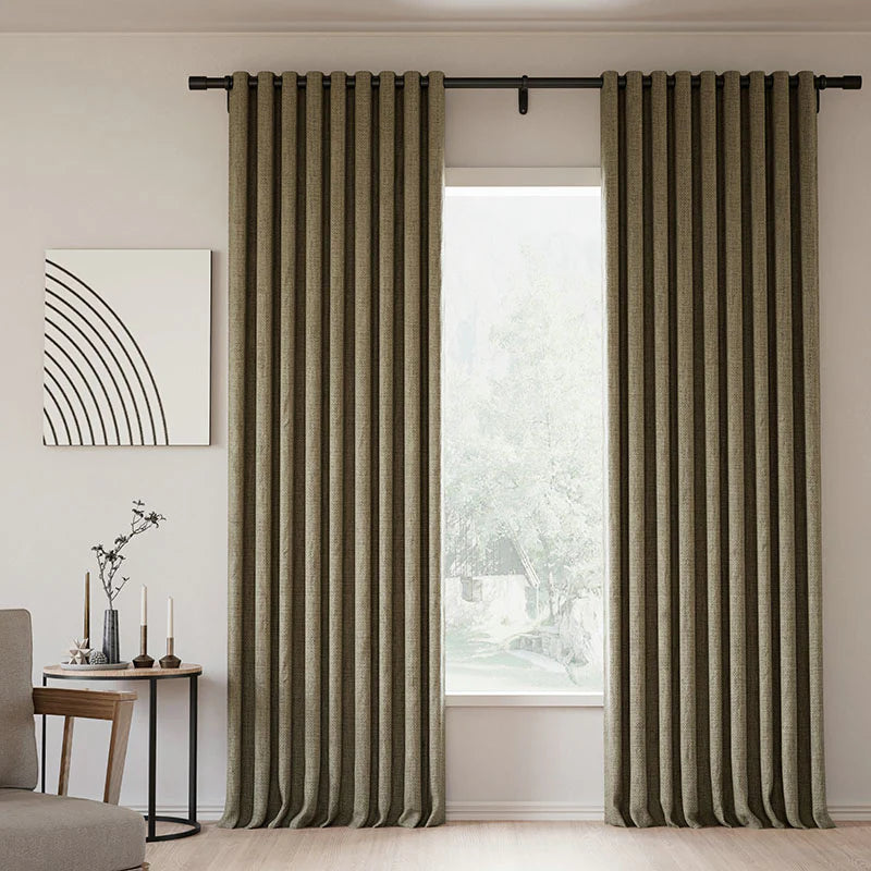 Zoe Linen Curtain Grommet