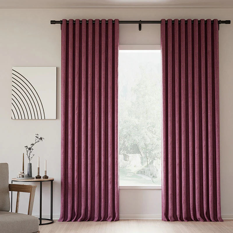 Zoe Linen Curtain Grommet