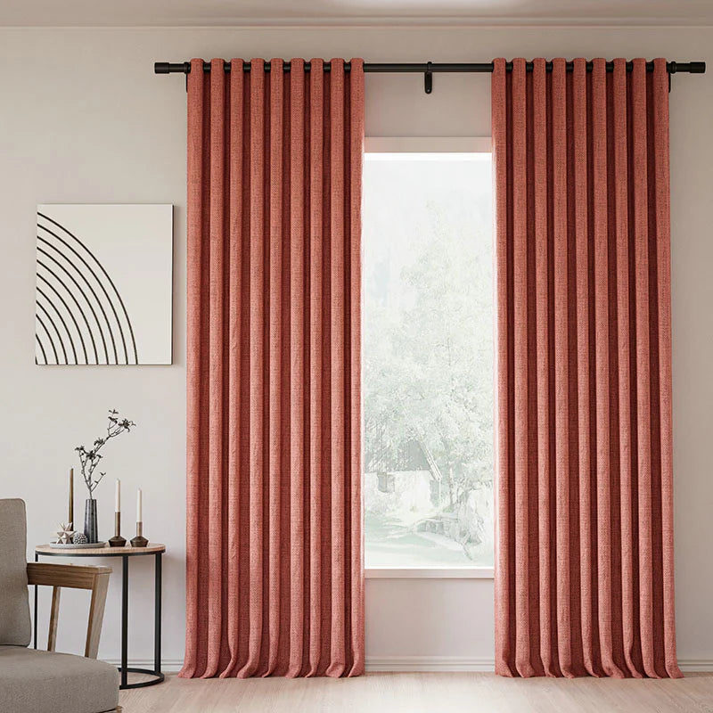 Zoe Linen Curtain Grommet