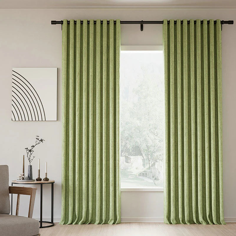 Zoe Linen Curtain Grommet