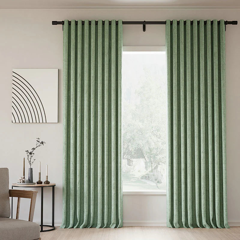 Zoe Linen Curtain Grommet