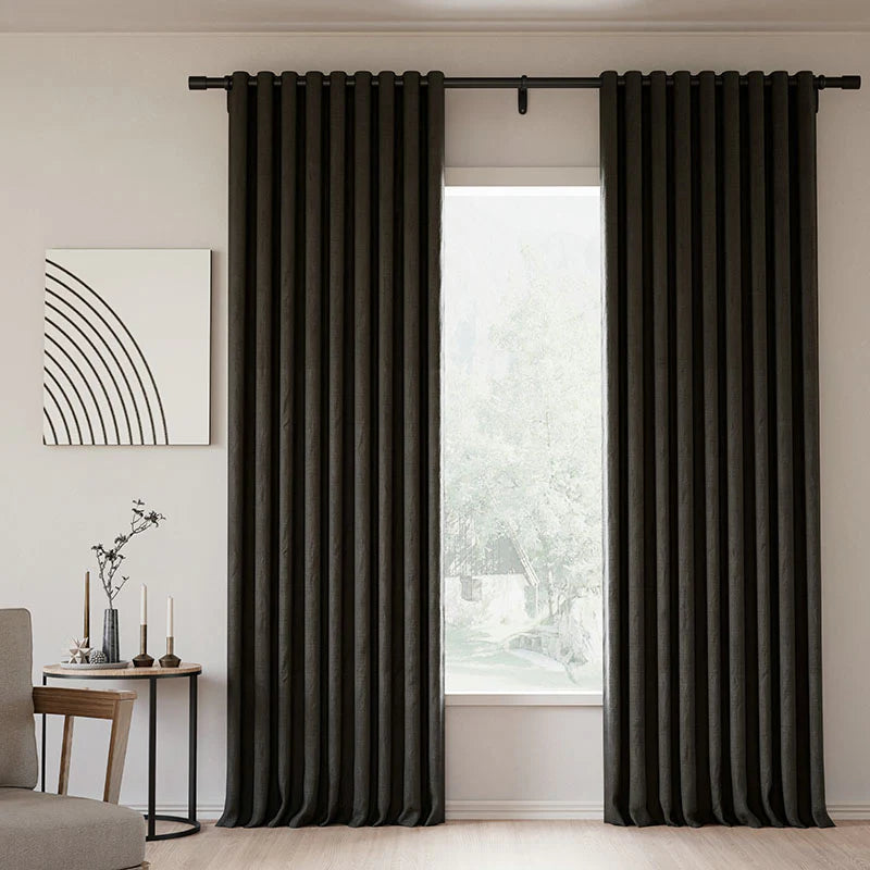 Zoe Linen Curtain Grommet