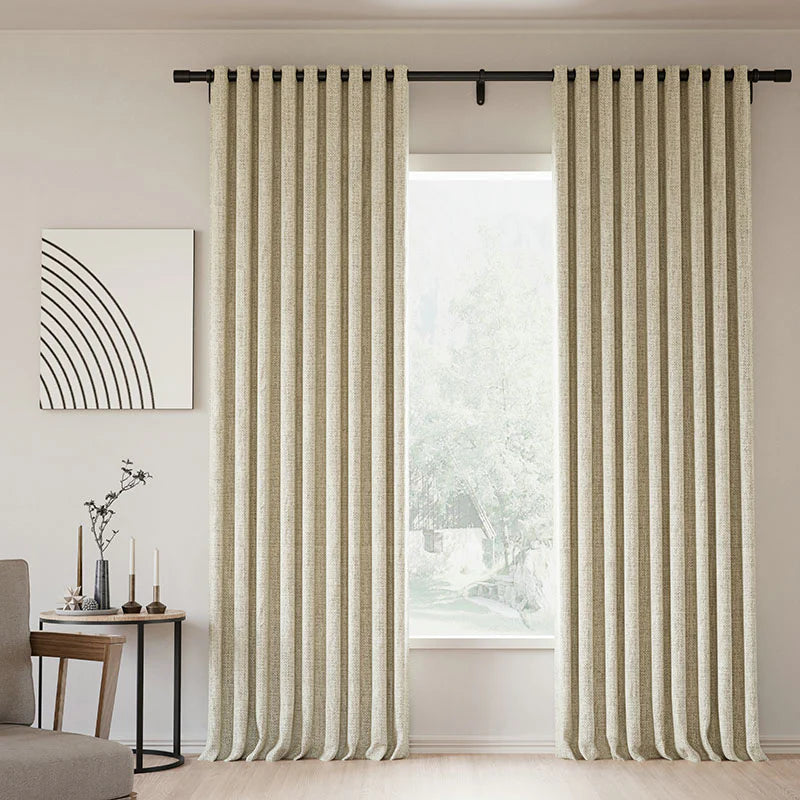Zoe Linen Curtain Grommet