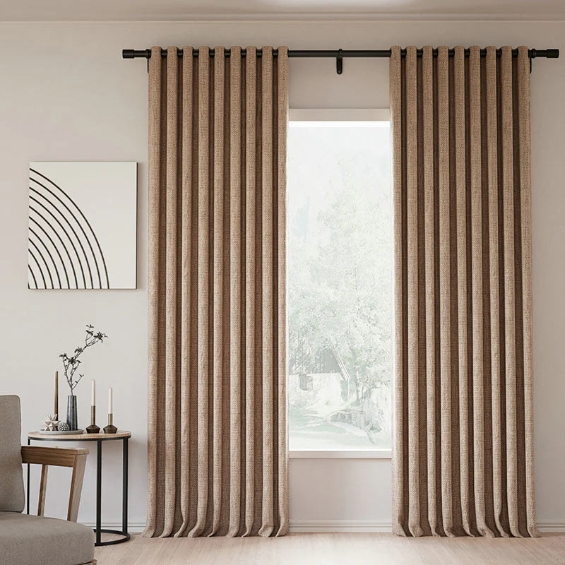 Zoe Linen Curtain Grommet