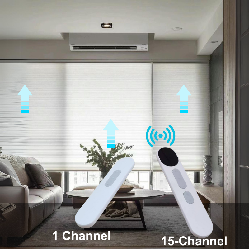 Sena Motorized Light Filtering Cellular Shades Cell with Cell
