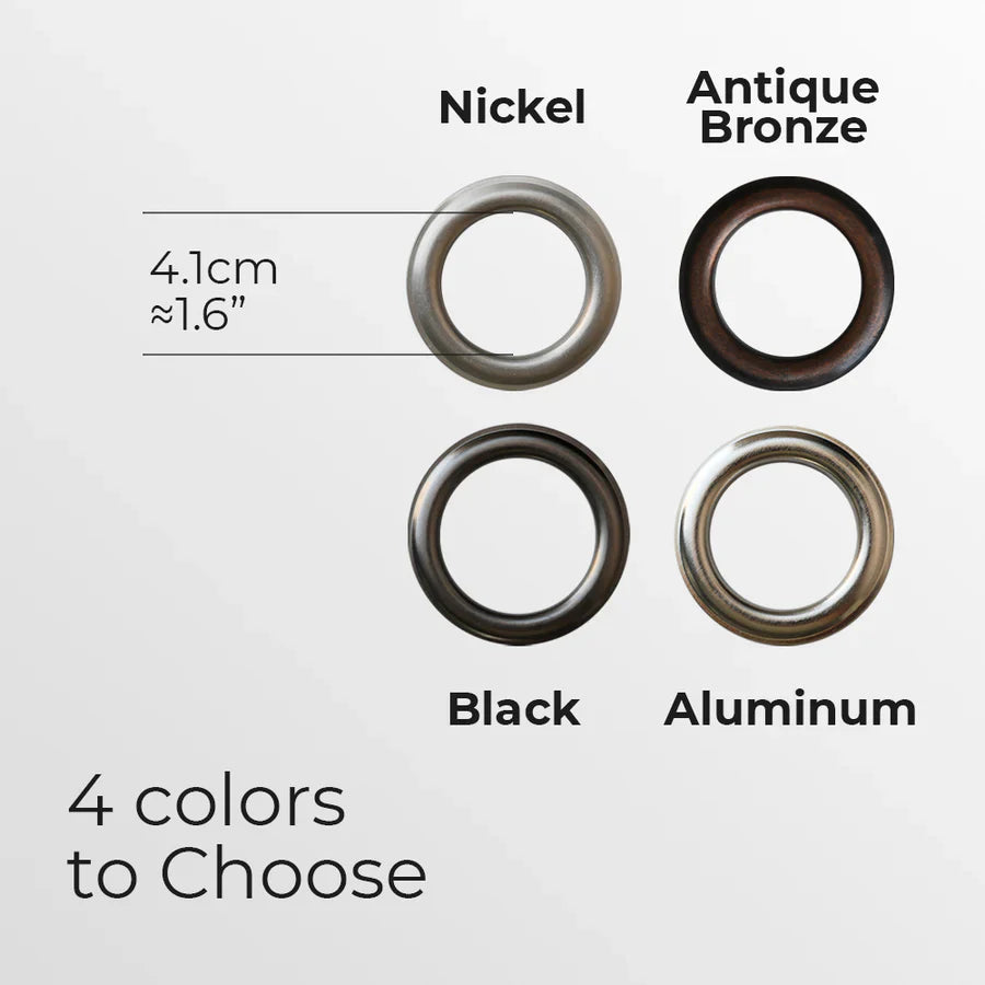 Sunny Linen Blackout Curtain Grommet