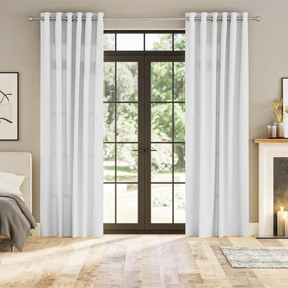 Luna Velvet Minimalist Curtain Grommet