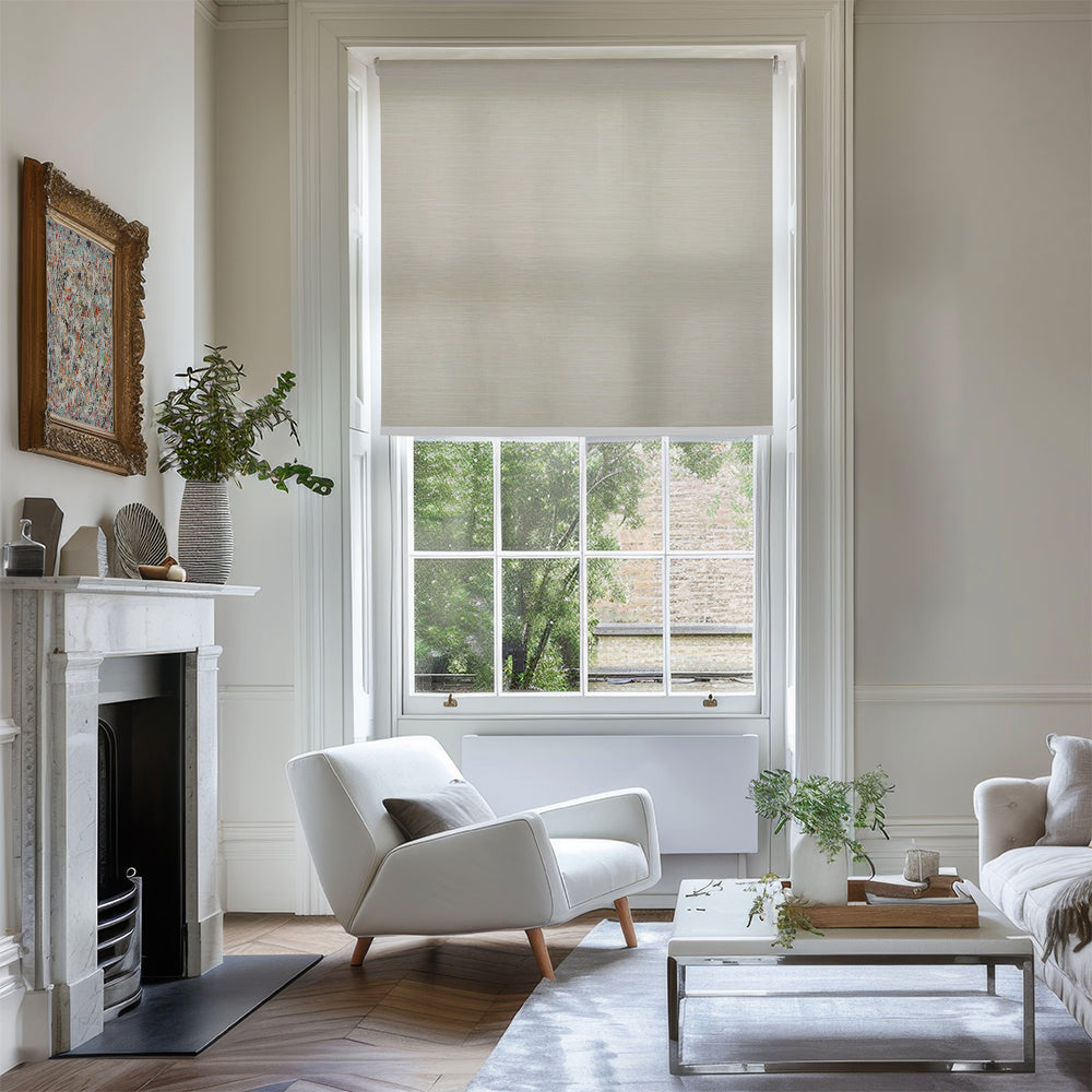 Brisa Motorized Light Filtering Roller Shades