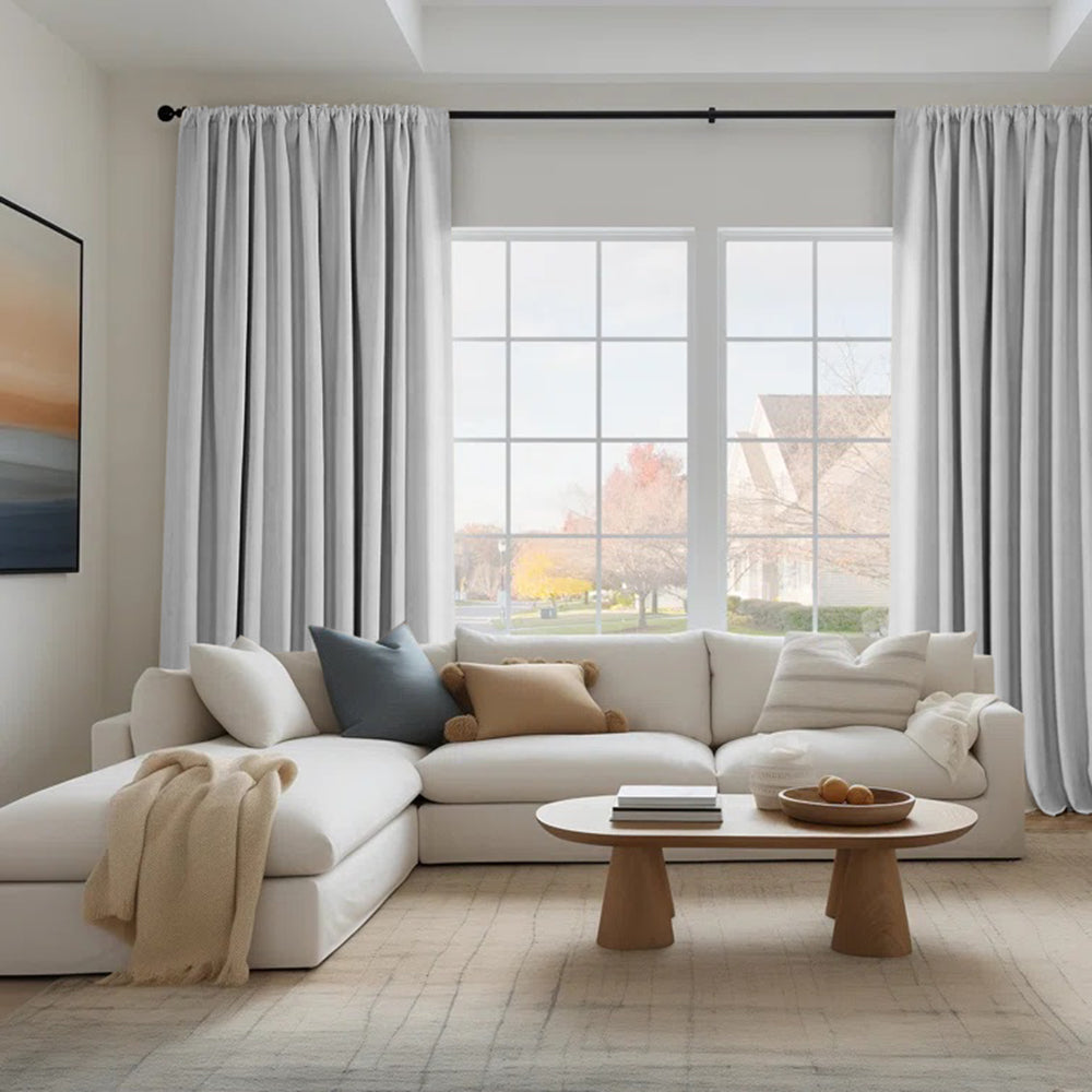 Cloud Velvet Minimalist Curtain Soft Top