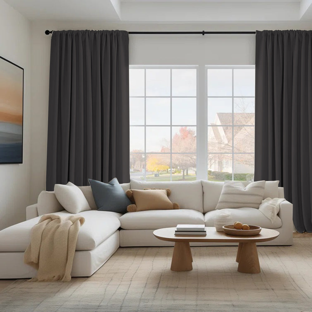 Cloud Velvet Minimalist Curtain Soft Top