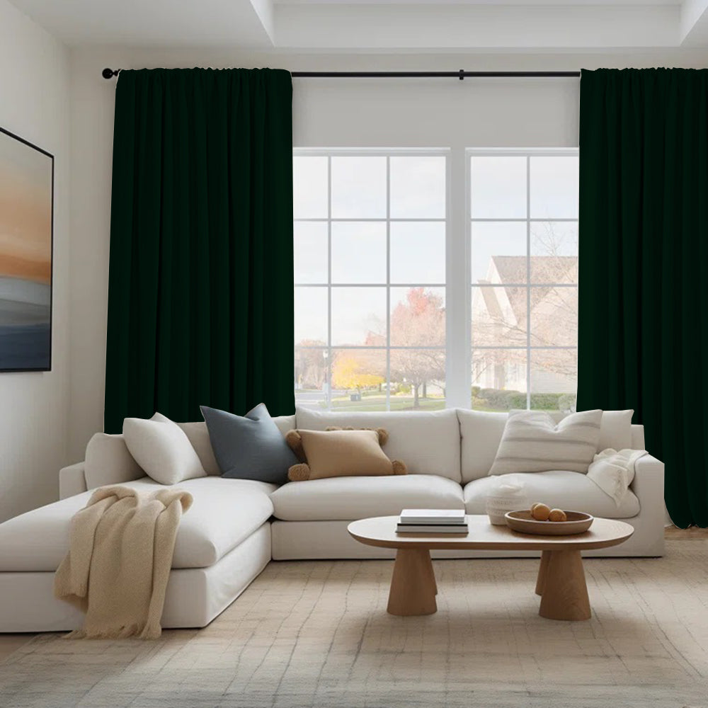 Cloud Velvet Minimalist Curtain Soft Top