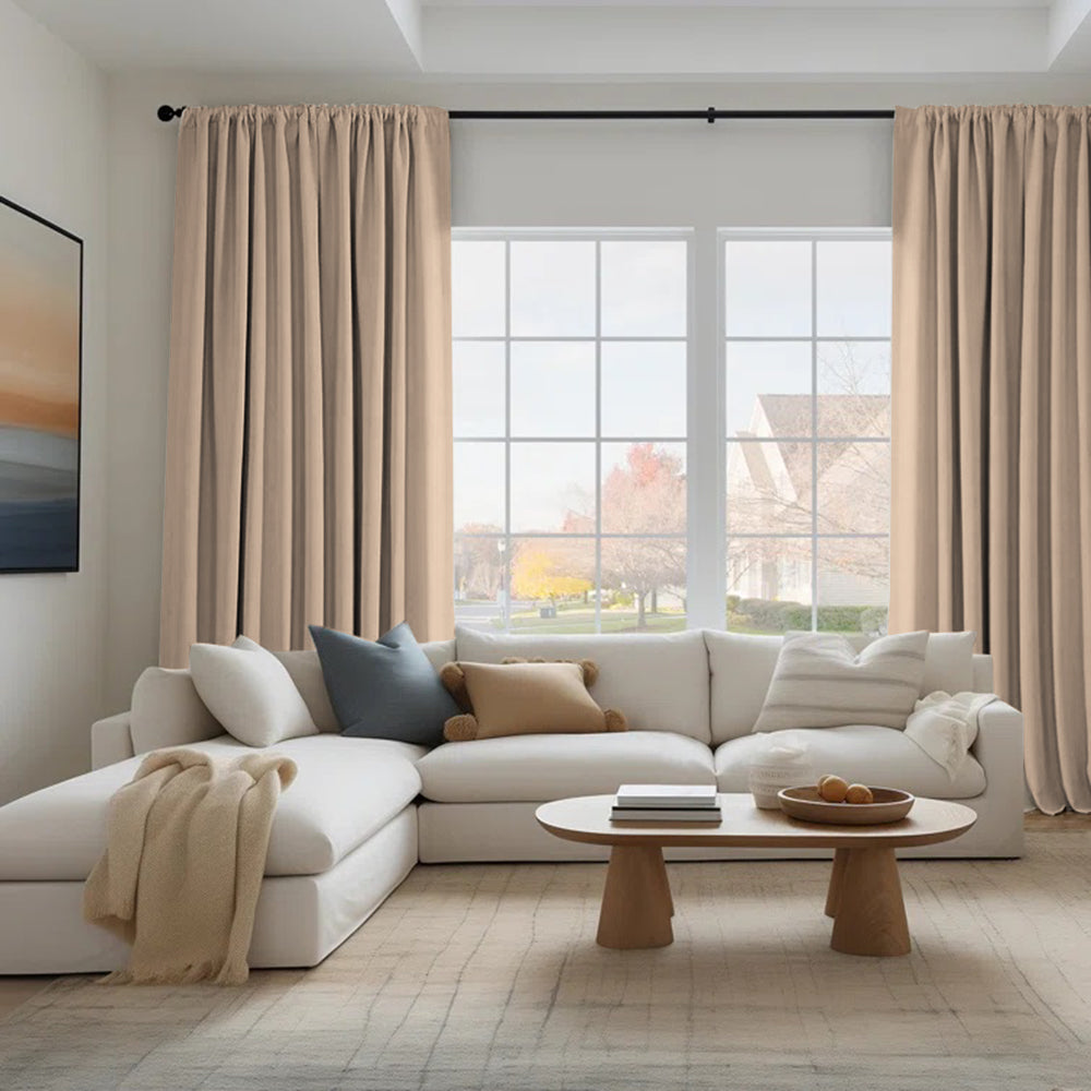 Cloud Velvet Minimalist Curtain Soft Top