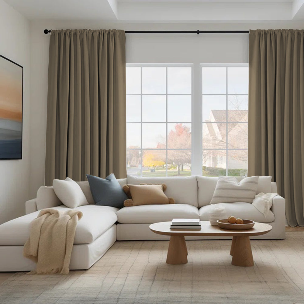 Cloud Velvet Minimalist Curtain Soft Top