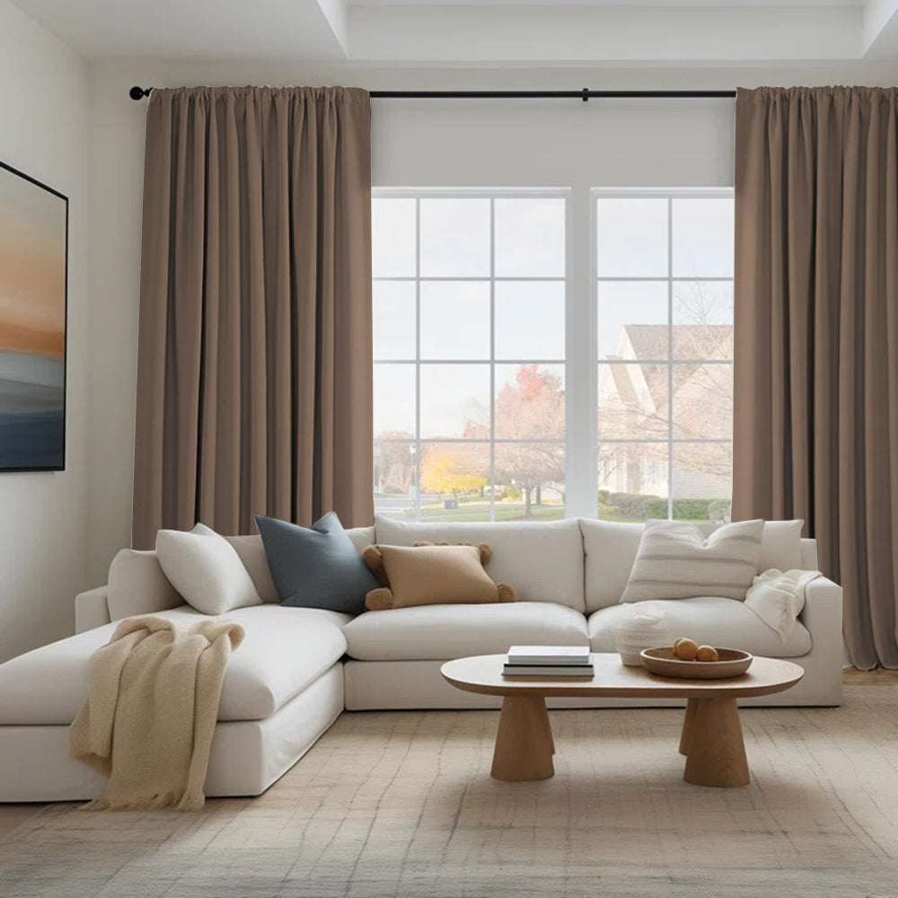 Cloud Velvet Minimalist Curtain Soft Top