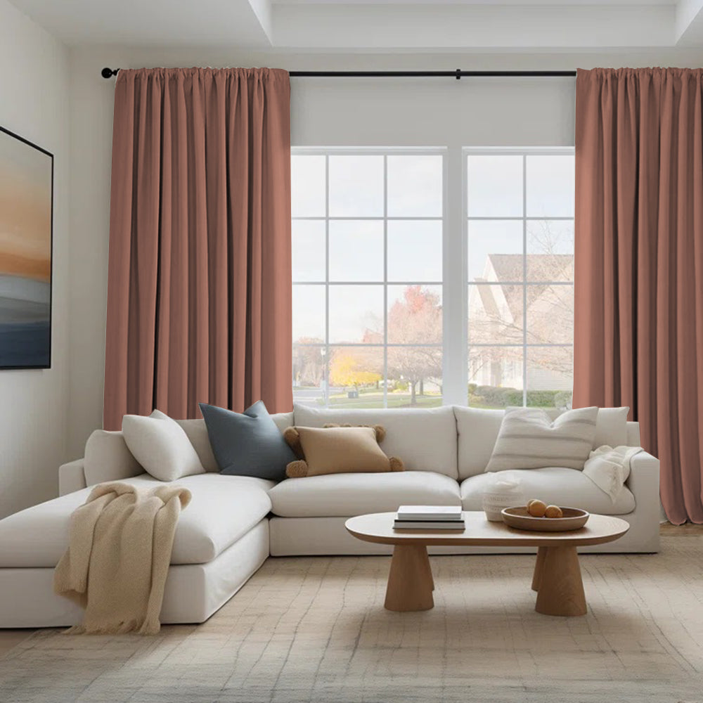 Cloud Velvet Minimalist Curtain Soft Top