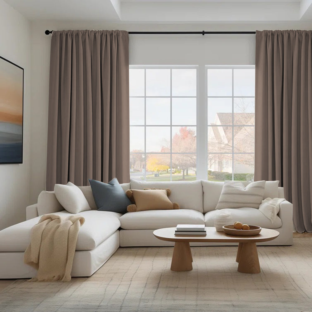 Cloud Velvet Minimalist Curtain Soft Top