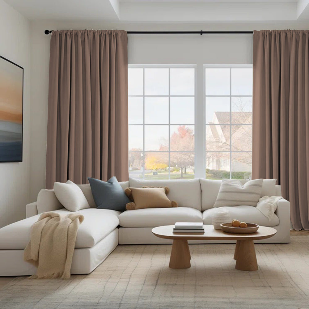 Cloud Velvet Minimalist Curtain Soft Top