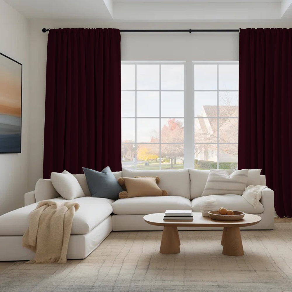 Cloud Velvet Minimalist Curtain Soft Top