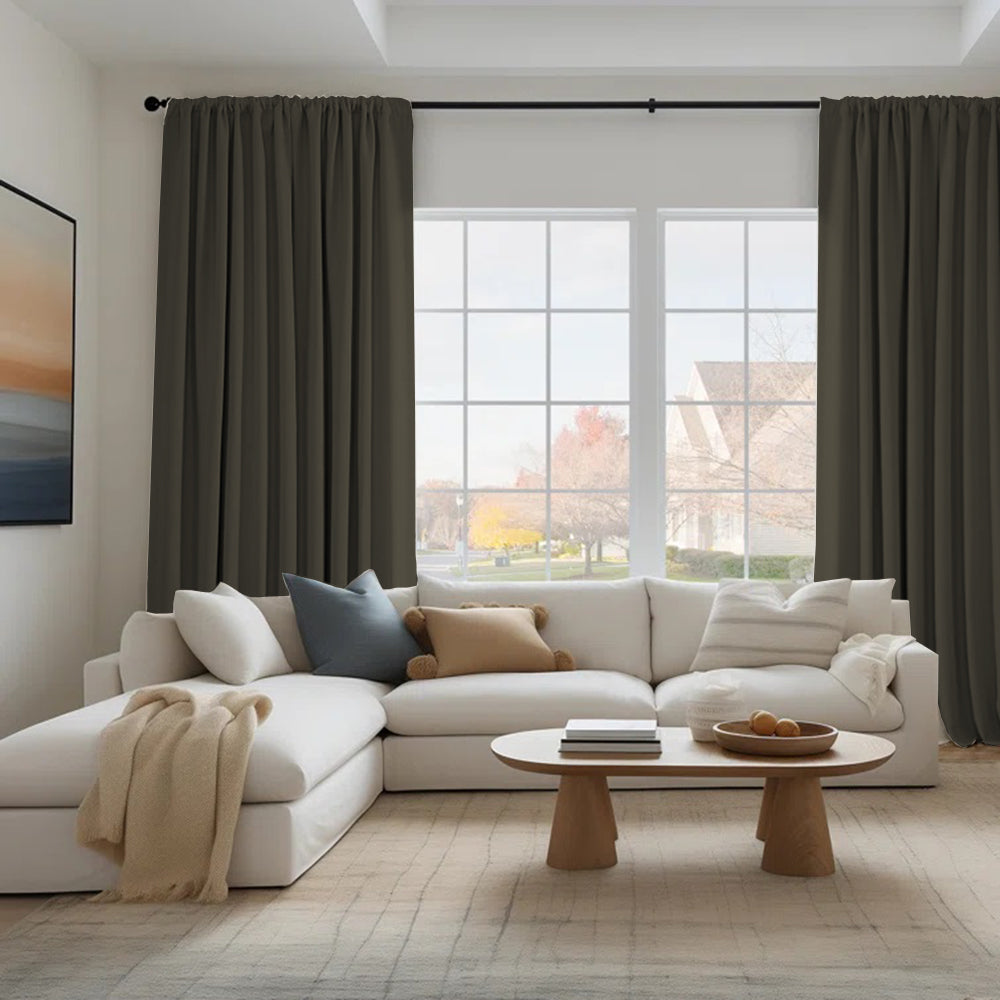 Cloud Velvet Minimalist Curtain Soft Top