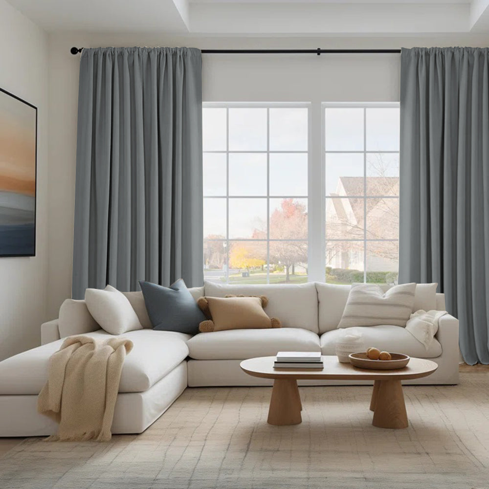 Cloud Velvet Minimalist Curtain Soft Top