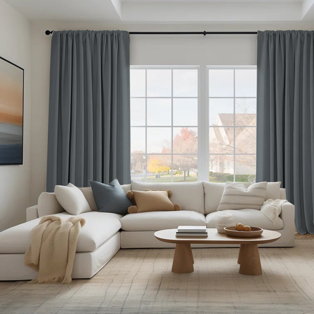 Cloud Velvet Minimalist Curtain Soft Top