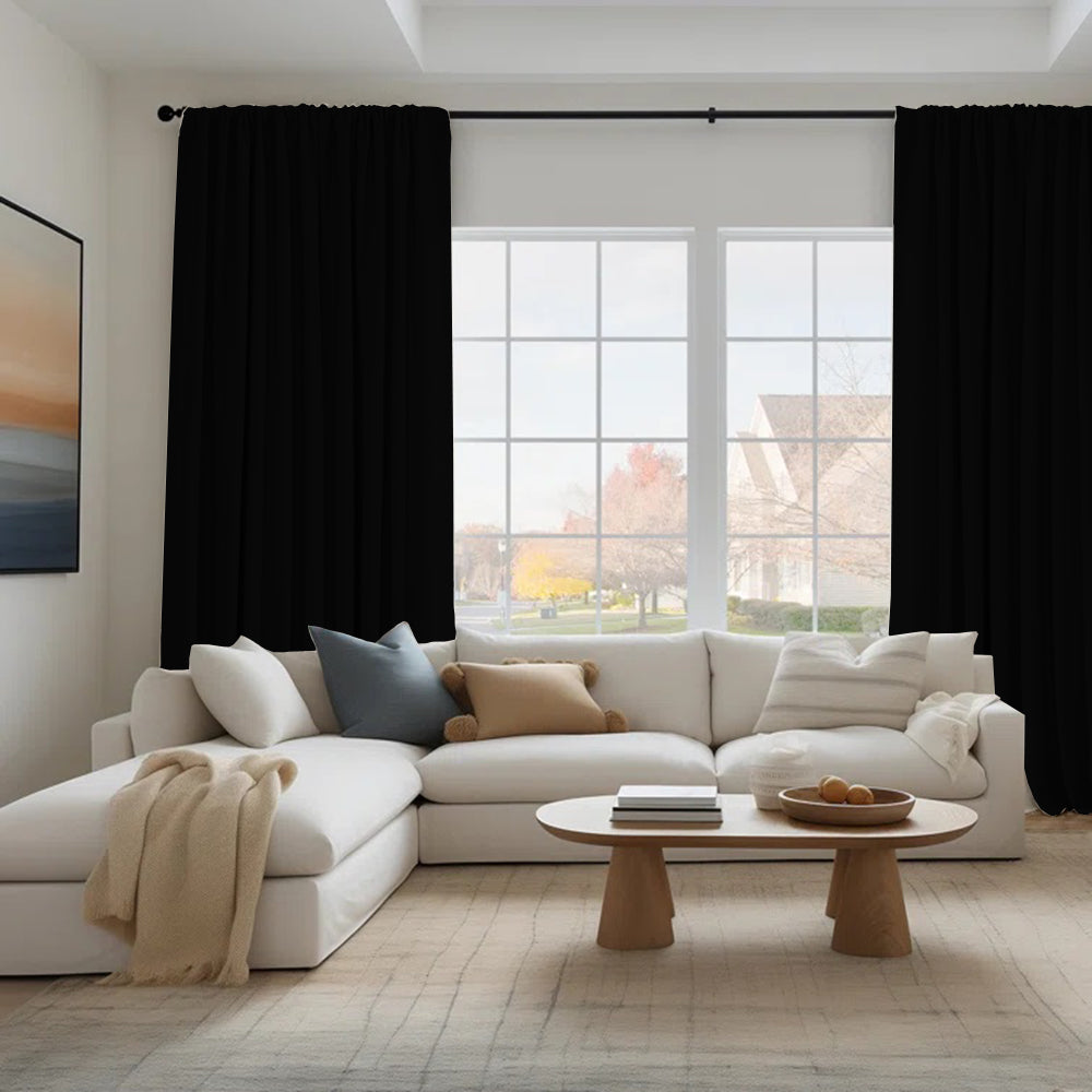 Cloud Velvet Minimalist Curtain Soft Top