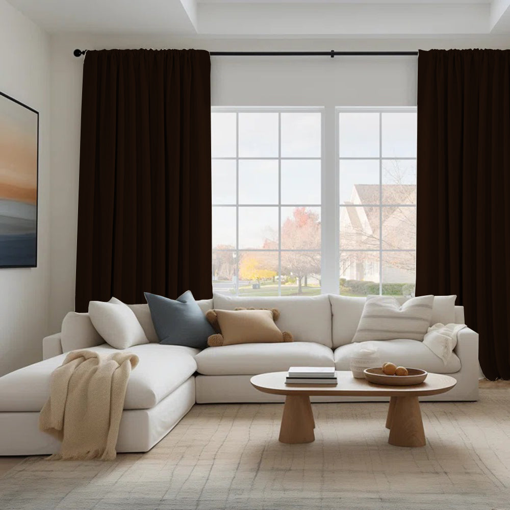 Cloud Velvet Minimalist Curtain Soft Top