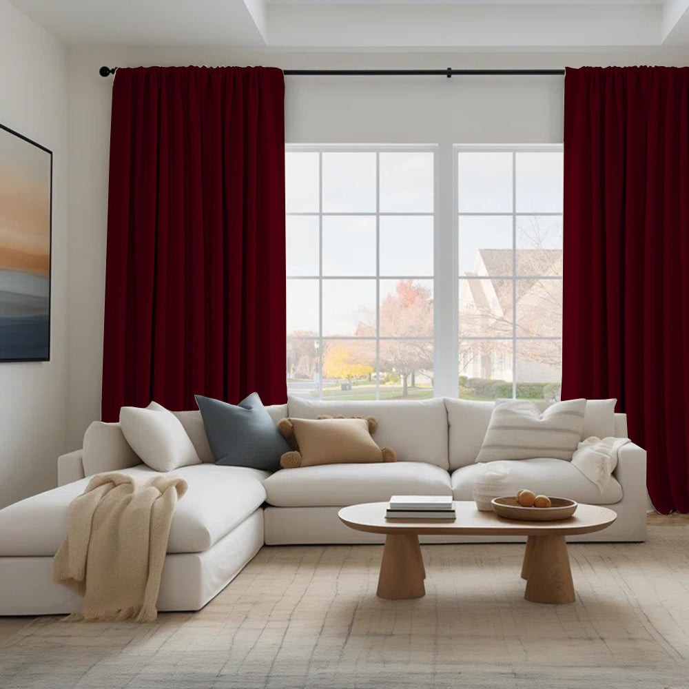 Cloud Velvet Minimalist Curtain Soft Top