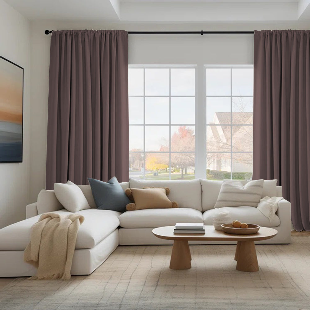 Cloud Velvet Minimalist Curtain Soft Top