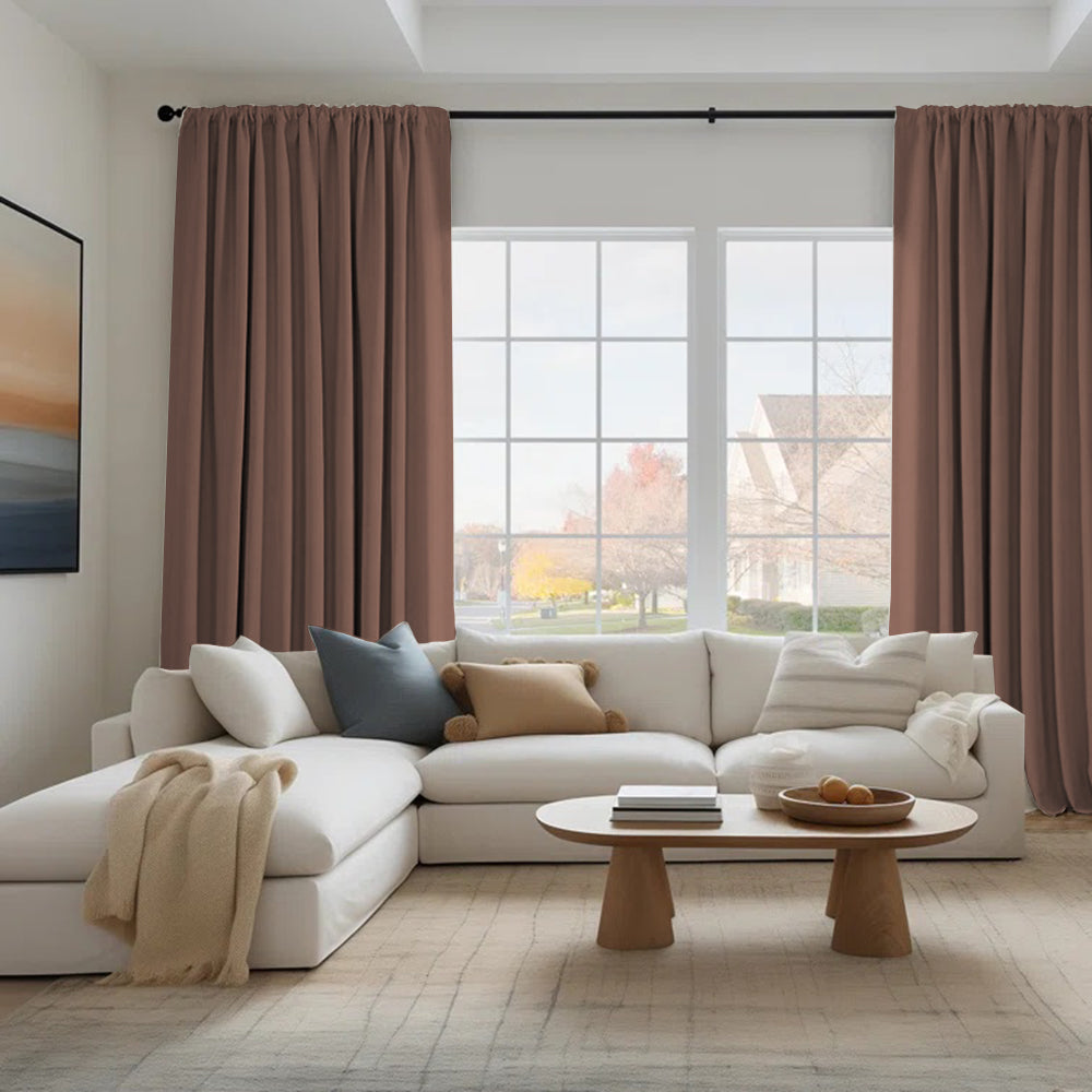 Cloud Velvet Minimalist Curtain Soft Top