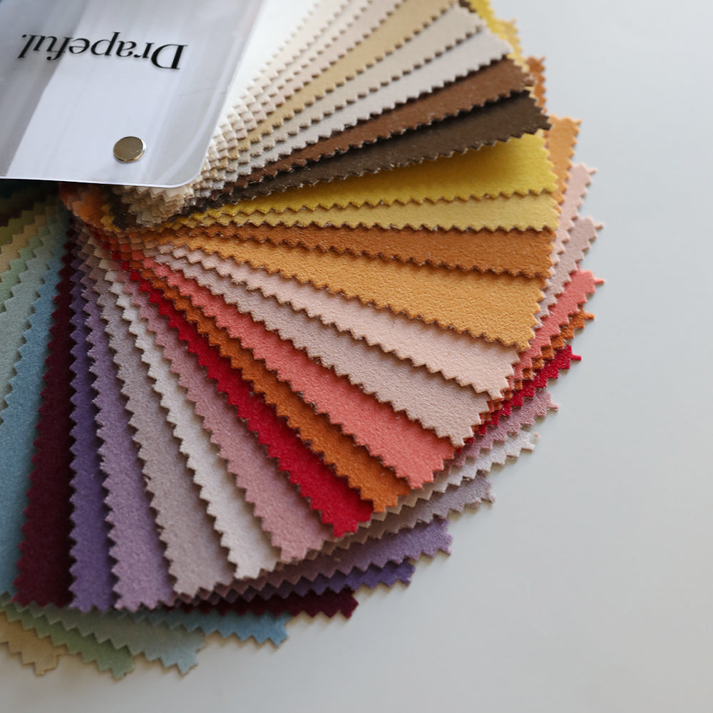 Cloud Velvet Curtain Fabric Swatches