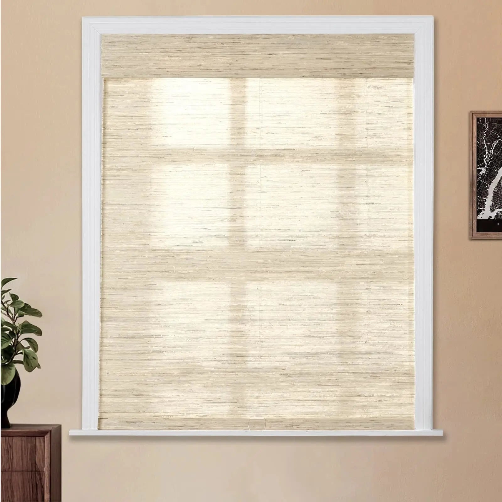 Zina Natural Woven Wood Shade Corded/Cordless