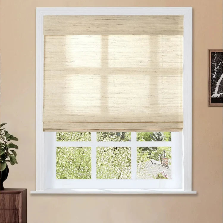 Zina Natural Woven Wood Shade Corded/Cordless