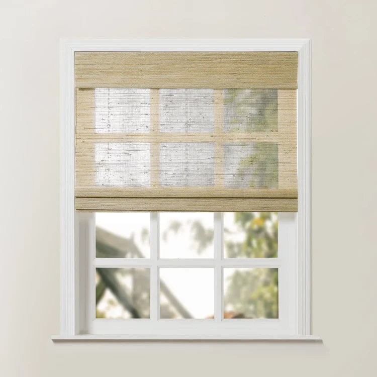 Rova Natural Woven Wood Shade Corded/Cordless