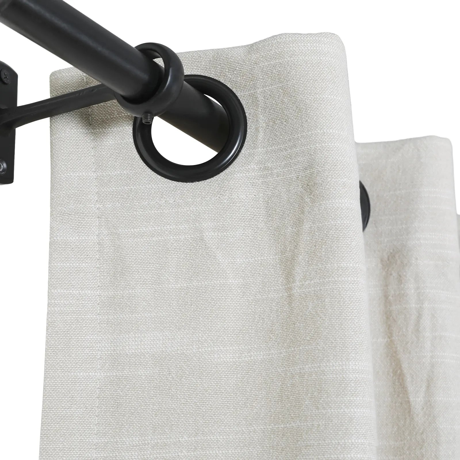 Aira Classic Linen Cotton Curtain Grommet