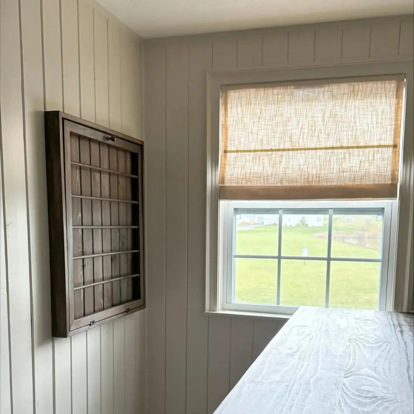 Zoe Linen Roman Shade Cordless