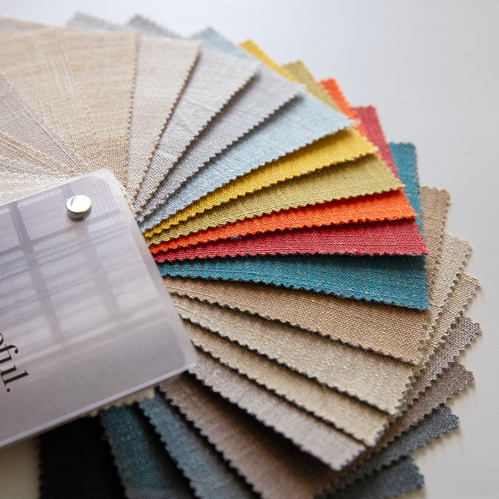 Loomy Linen Curtain Fabric Swatches