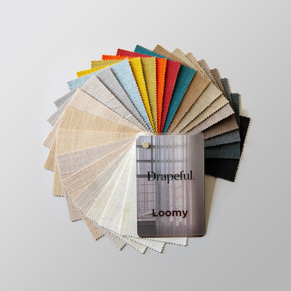 Loomy Linen Curtain Fabric Swatches