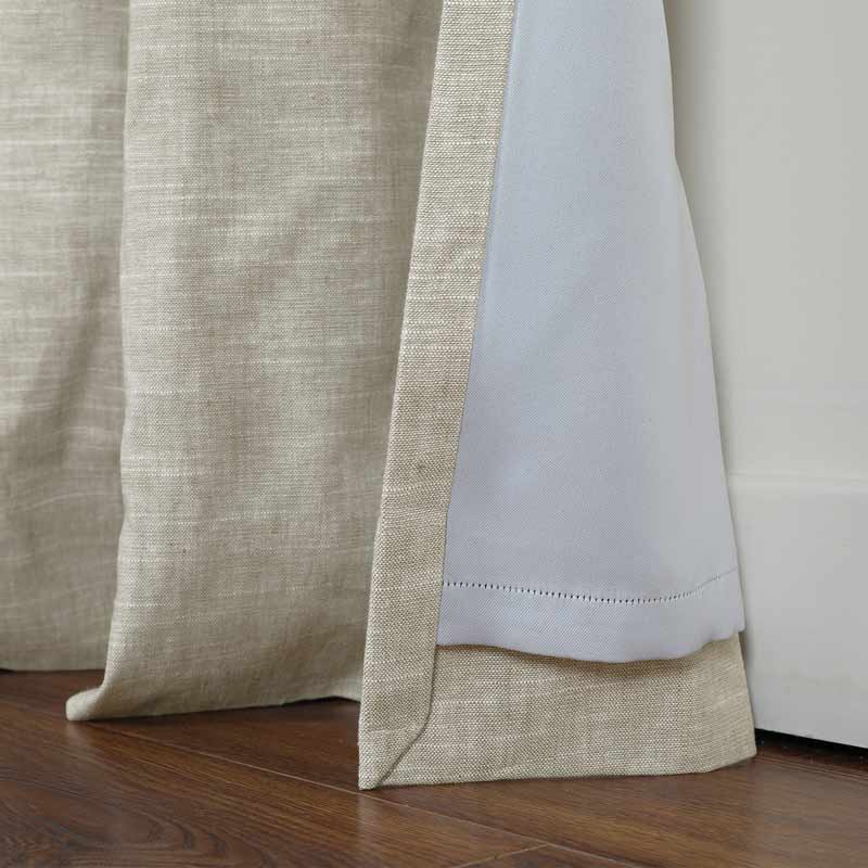 Aira Classic Linen Cotton Curtain Grommet