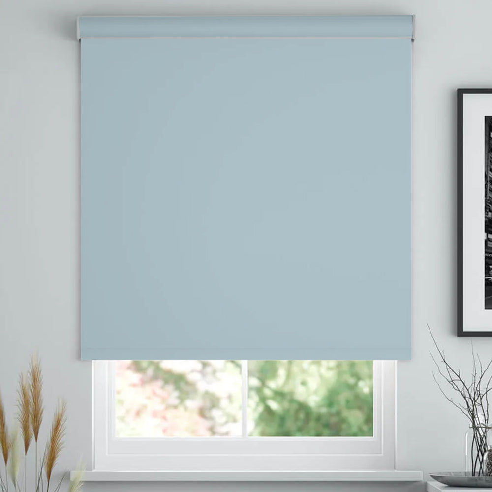 Eclipse Stylish Modern Blackout Motorized Roller Shades