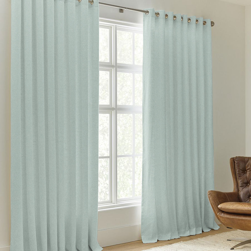Sunny Linen Blackout Curtain Grommet