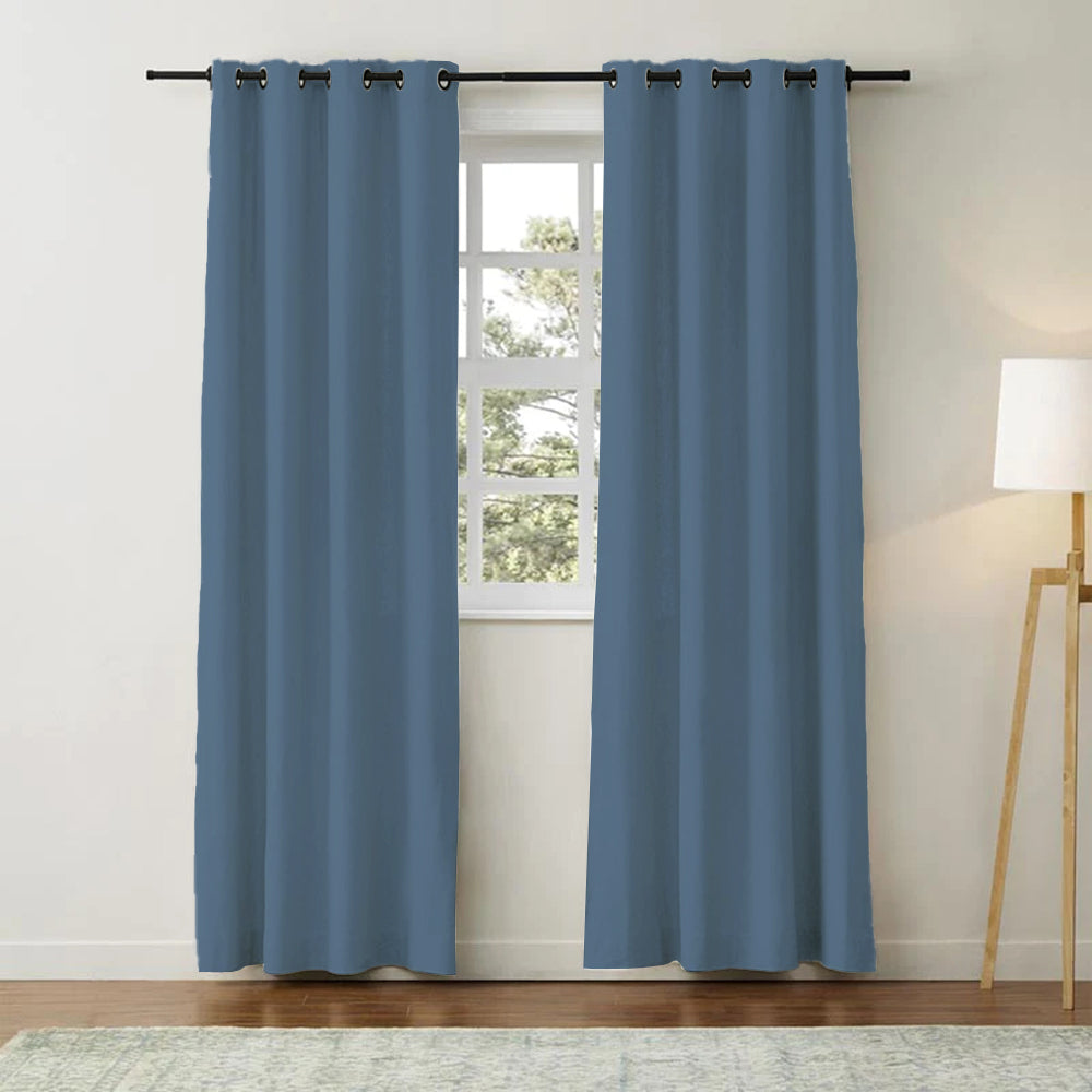 Aira Classic Linen Cotton Curtain Grommet