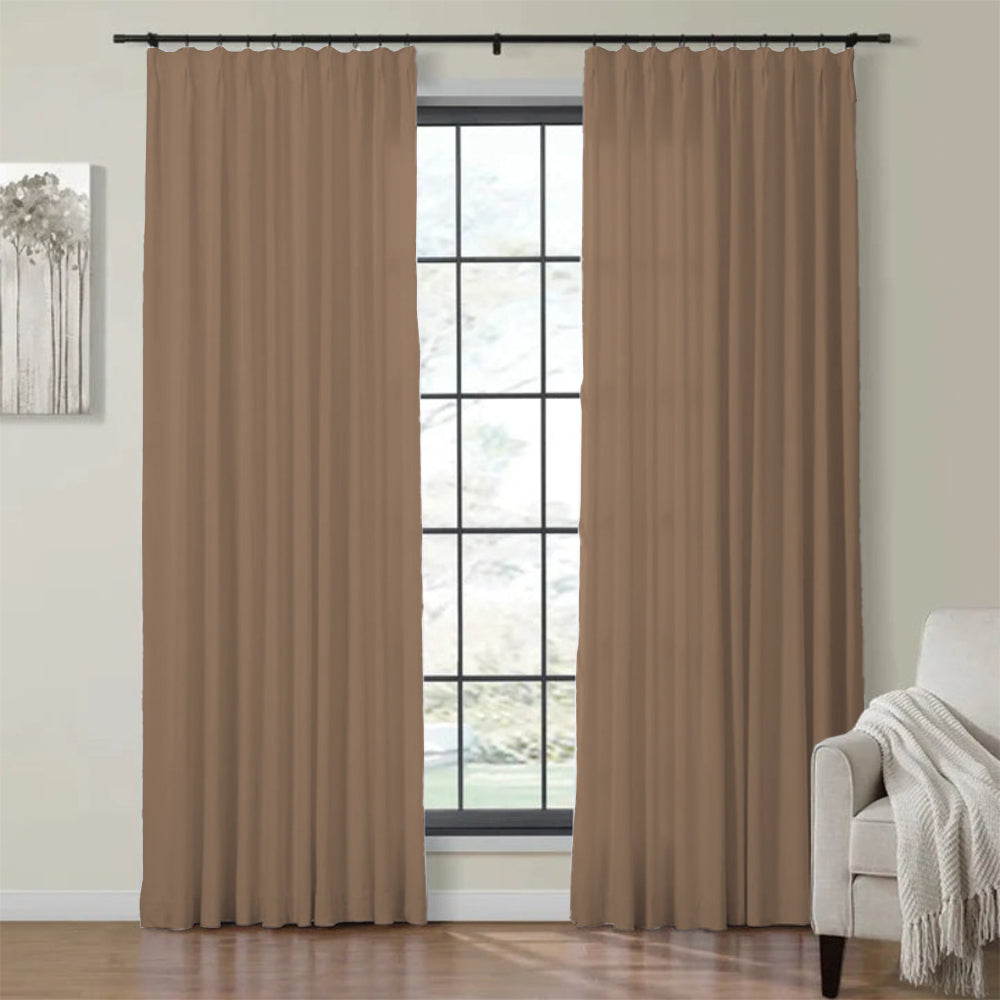 Velvet Curtain Pinch Pleated Plushy