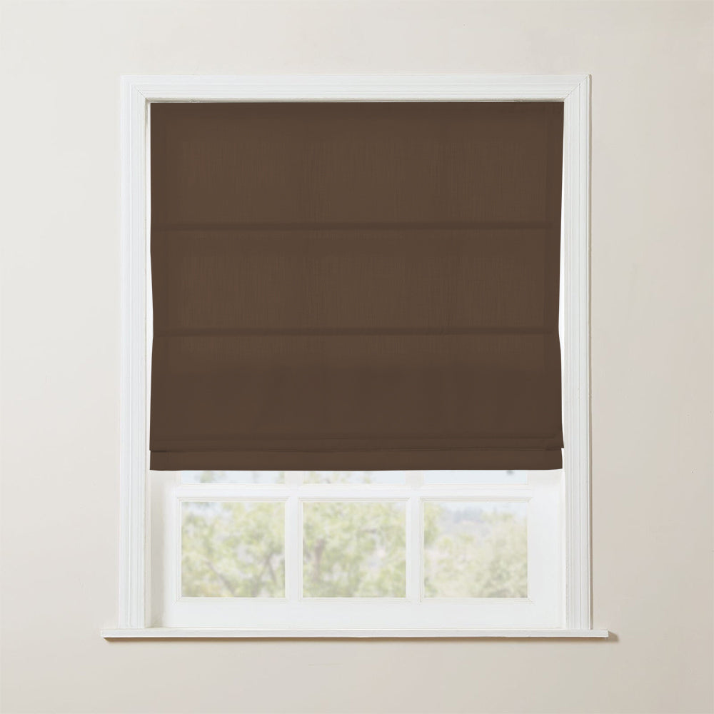 Loomy Linen Blackout Cordless Roman Shade