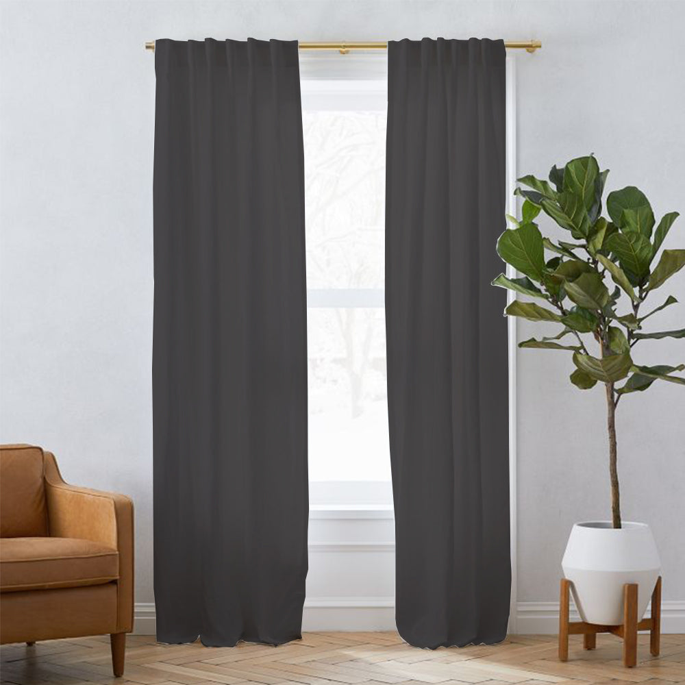 Sunny Linen Blackout Curtain Soft Top