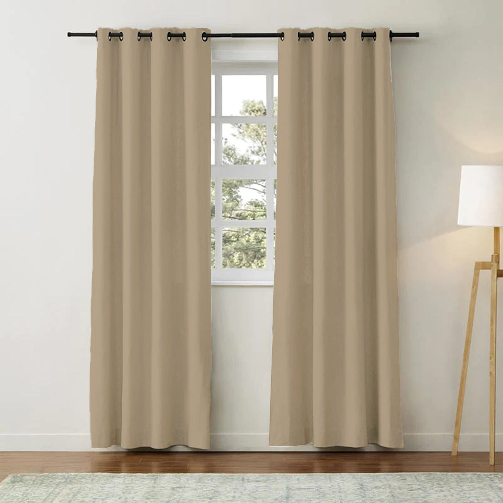 Aira Classic Linen Cotton Curtain Grommet