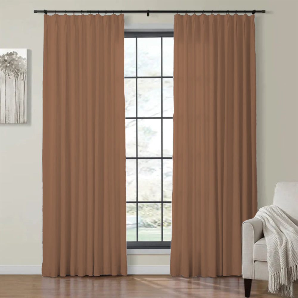 Velvet Curtain Pinch Pleated Plushy