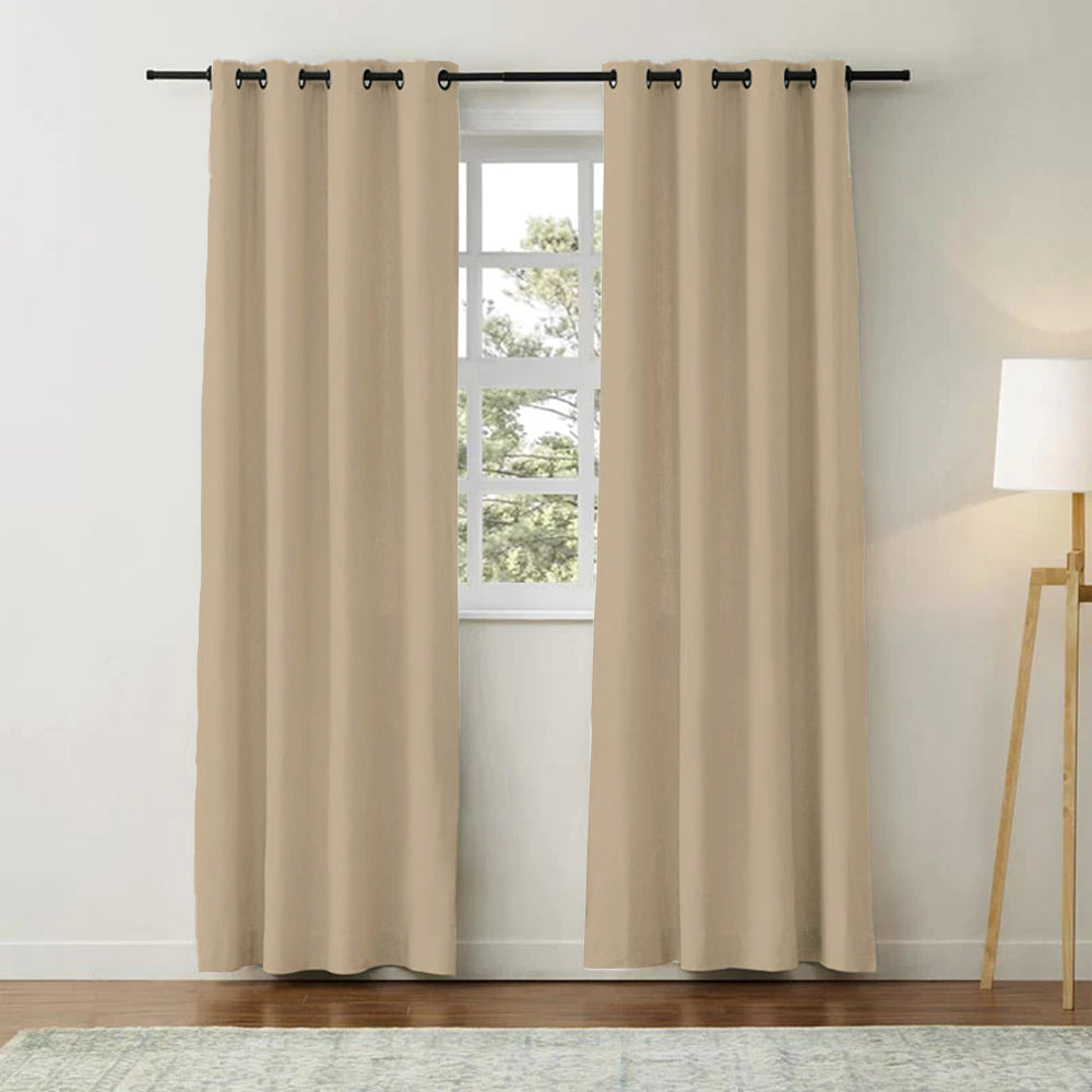 Aira Classic Linen Cotton Curtain Grommet