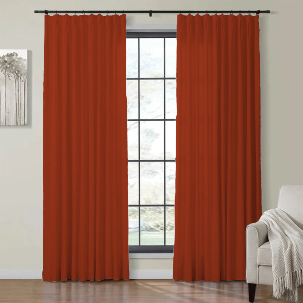 Velvet Curtain Pinch Pleated Plushy