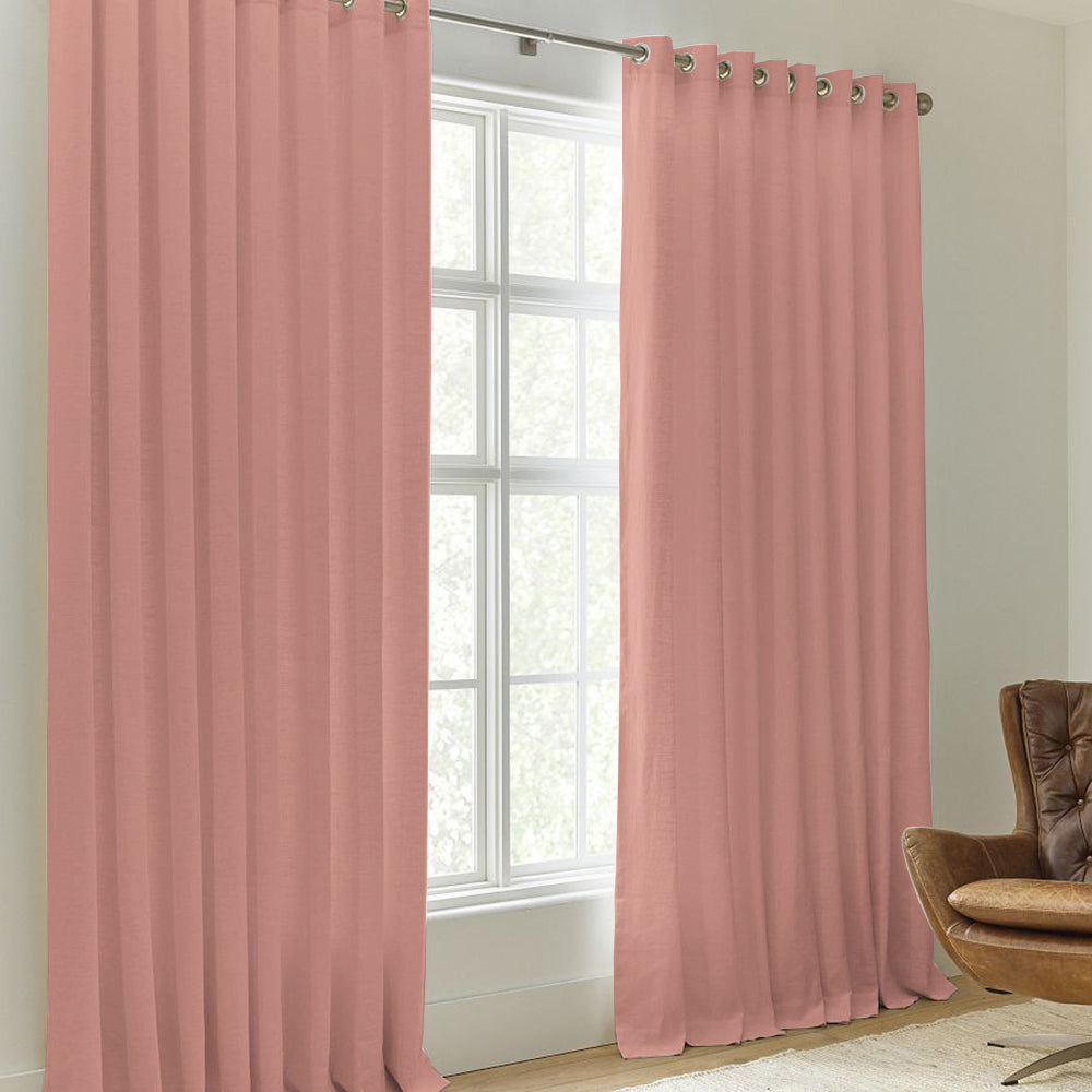 Sunny Linen Blackout Curtain Grommet